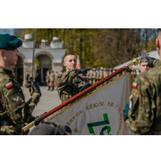 Ślubowanie kadetów Zespołu Szkół nr 7 na Placu Piłsudskiego