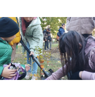 Dzieci i uczniowie z wolskich placówek sadzą rośliny kreując „zieloną przyszłość”